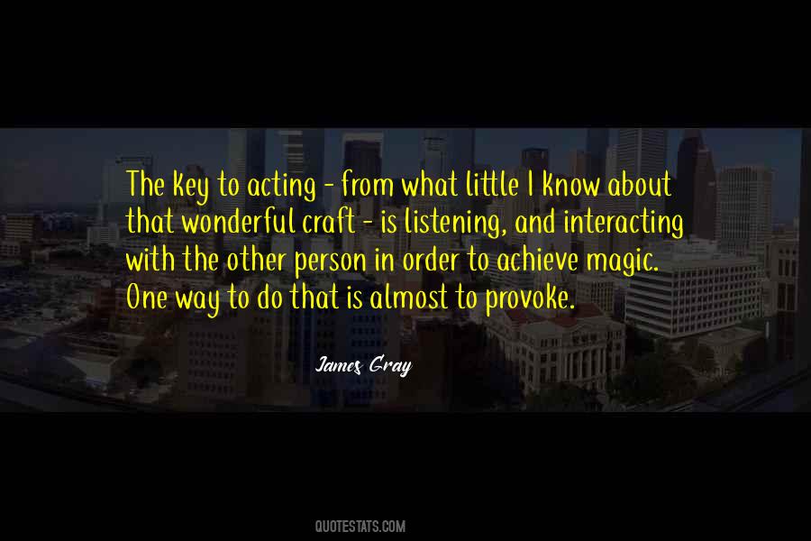 Quotes About The Craft Of Acting #1681376