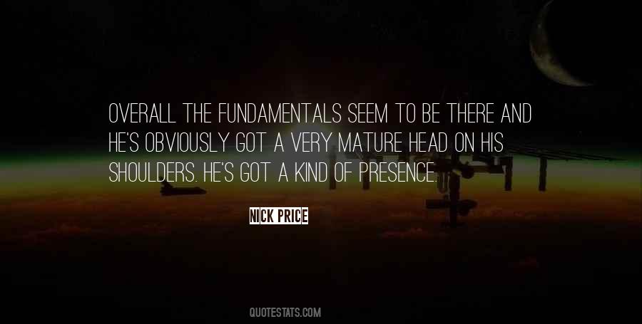 Quotes About Fundamentals In Sports #178507