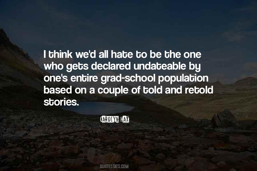 Hate School Quotes #371301