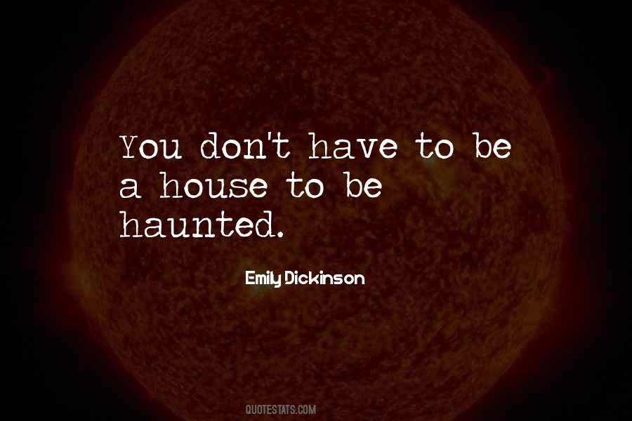 Haunted House Quotes #1340544
