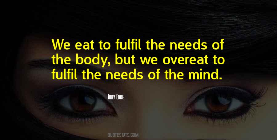 Quotes About Fulfil #1100057