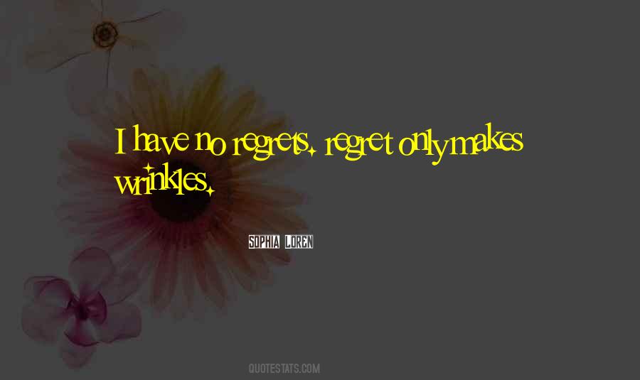 Have No Regrets Quotes #827800