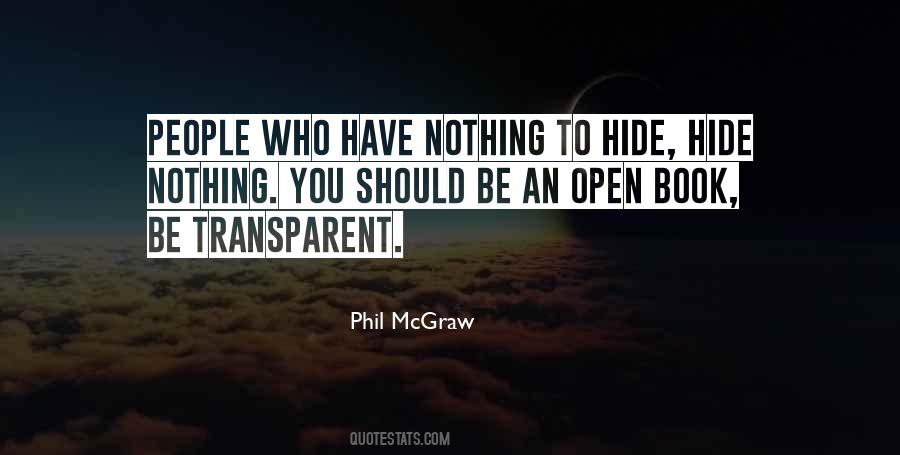 Have Nothing To Hide Quotes #404067