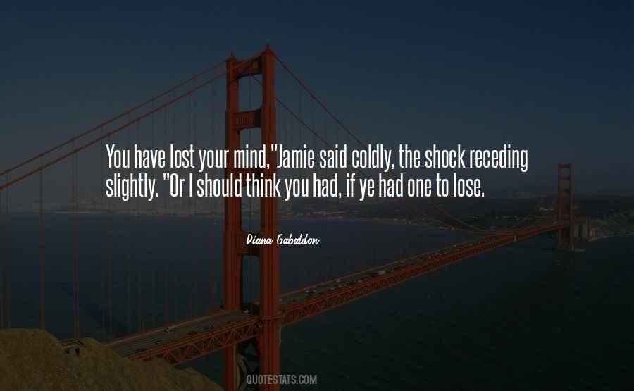 Have You Lost Your Mind Quotes #1545602