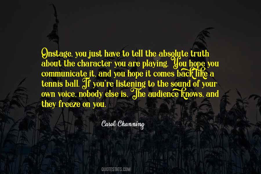 Have Your Own Back Quotes #1025070