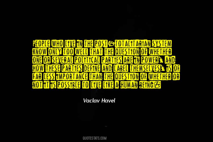 Havel Quotes #861211