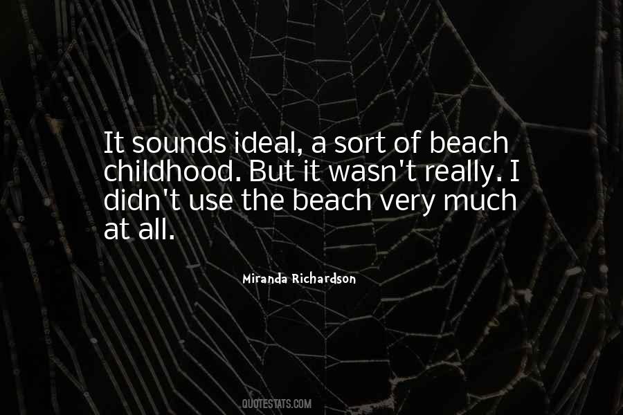 Having Fun In The Beach Quotes #44961