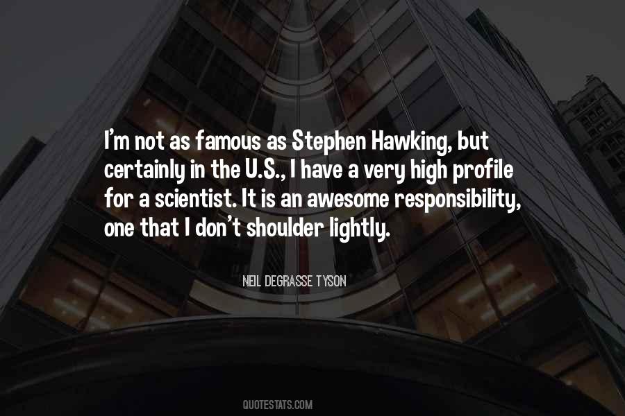 Hawking Quotes #1409029