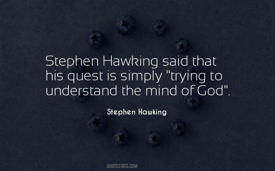 Hawking Quotes #752833