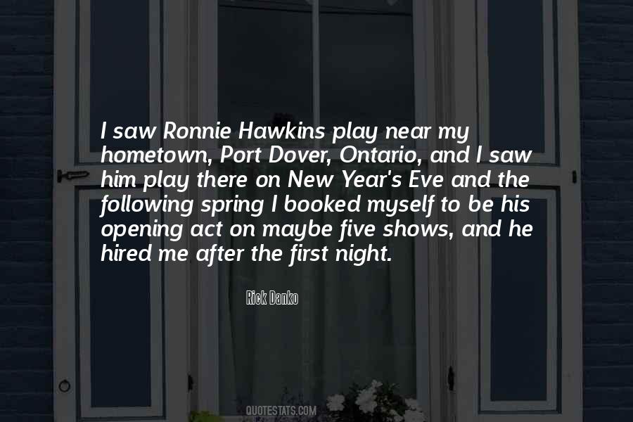 Hawkins Quotes #353175