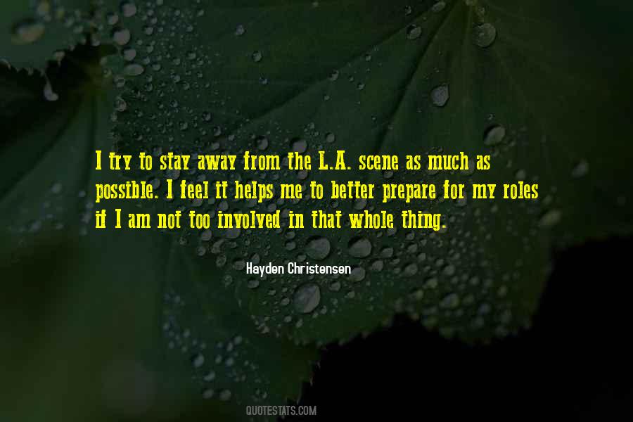 Hayden Quotes #47207