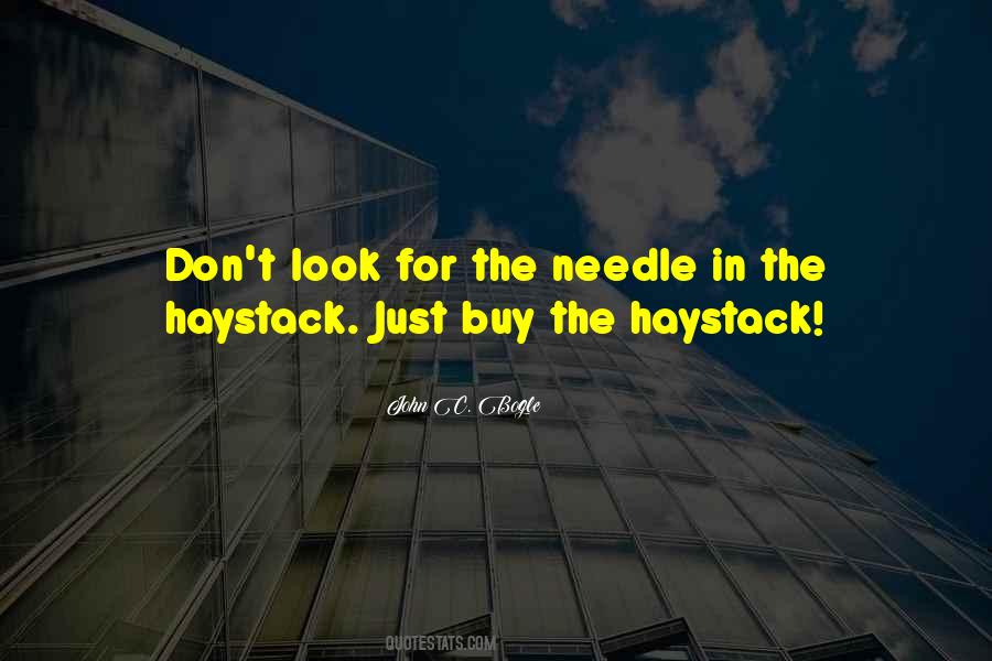 Haystack Quotes #45752