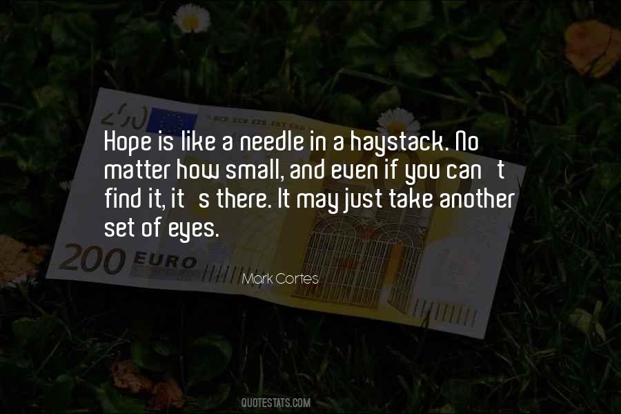 Top 50 Haystack Quotes Famous Quotes Sayings About Haystack