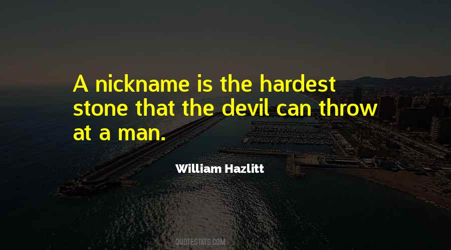 Hazlitt Quotes #13997