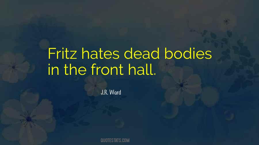 Quotes About Fritz #1181613