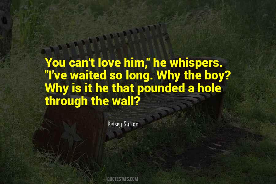 He Can't Love You Quotes #354202