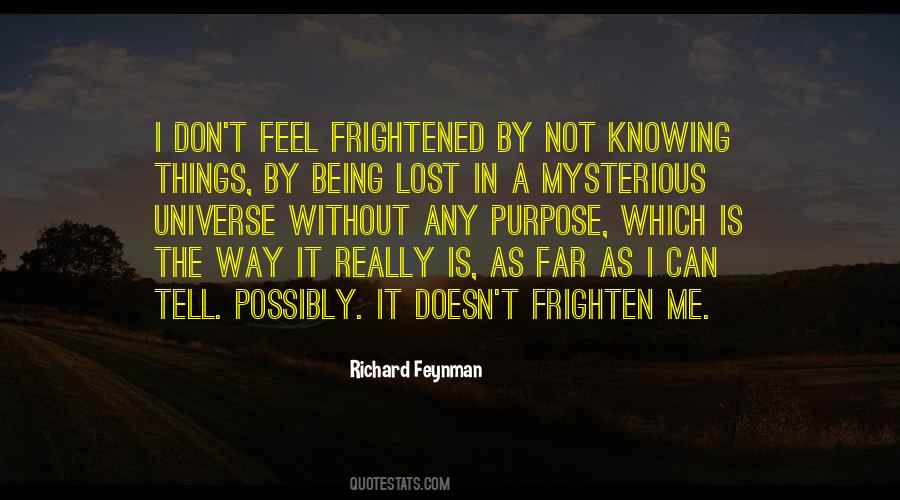 Quotes About Frighten #1097372