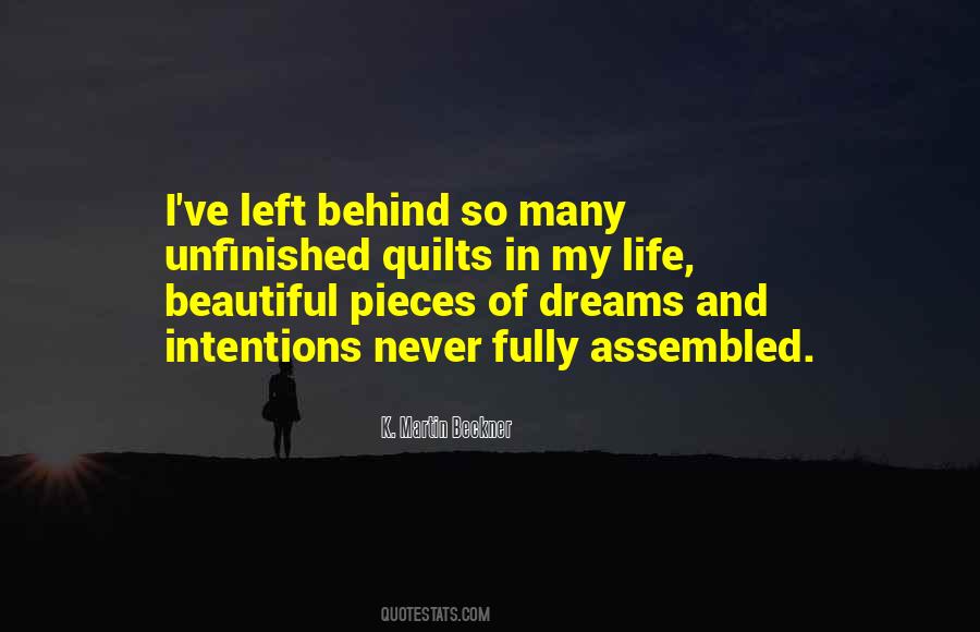 He Left Me Behind Quotes #12297