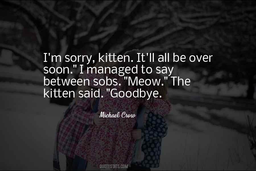 He Said Goodbye Quotes #890210