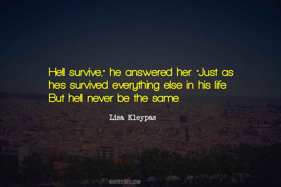 He Survived Quotes #1054090