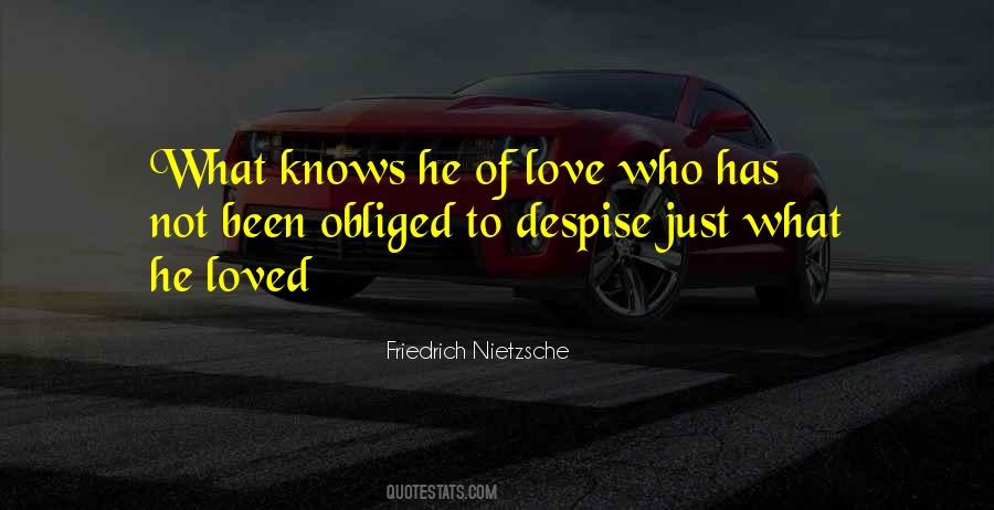 He Who Knows Not Quotes #13762