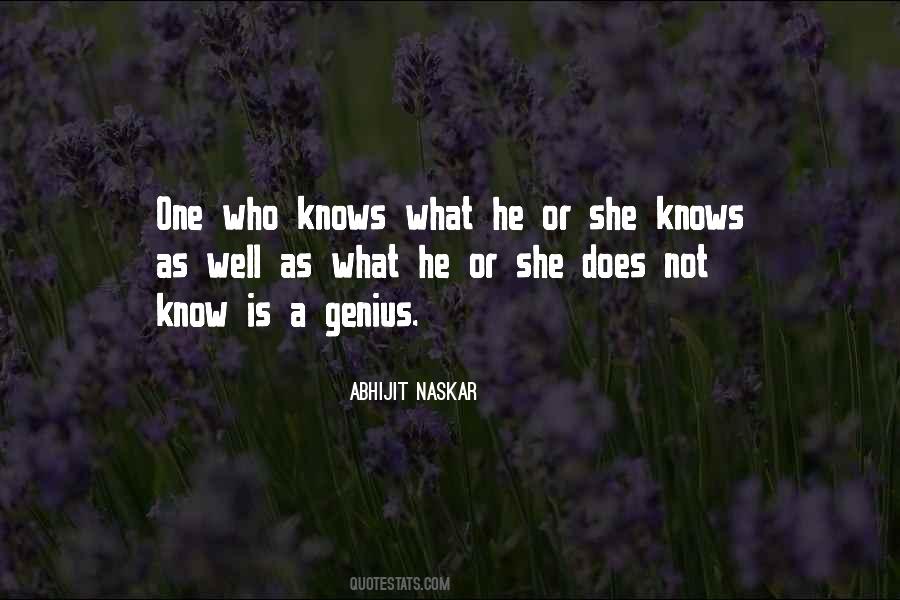 He Who Knows Not Quotes #704897