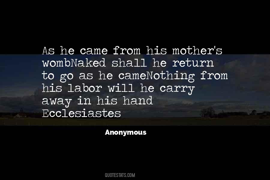 He Will Return Quotes #711588