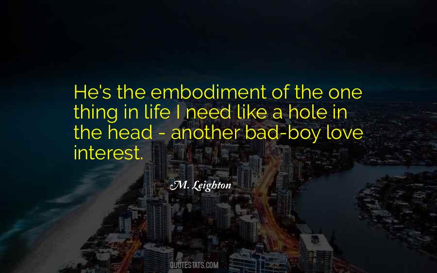 He's A Bad Boy Quotes #501280