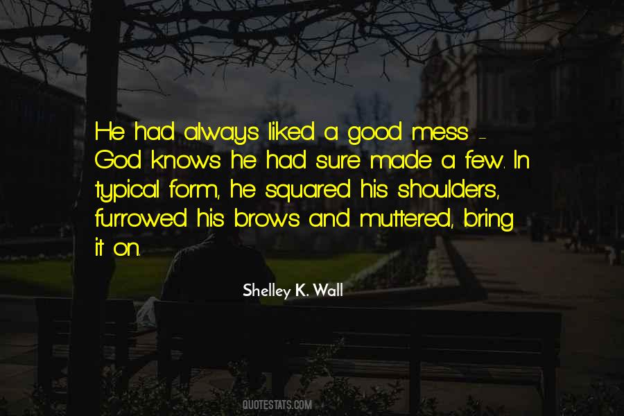 He's A Mess Quotes #267978