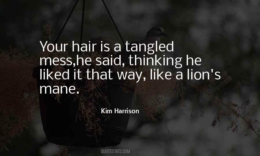 He's A Mess Quotes #927073