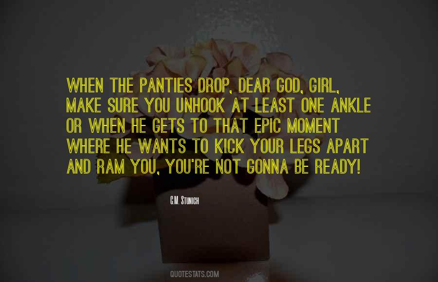 He's Not Ready Quotes #1375444