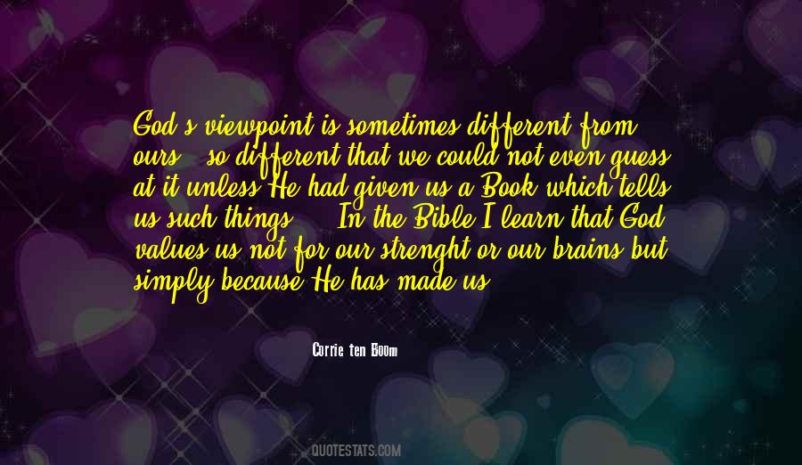 He's So Different Quotes #1511849