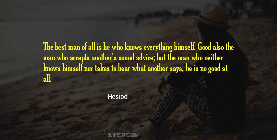 He's The Best Man Quotes #1814410