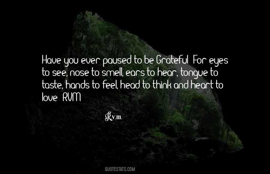 Head Heart And Hands Quotes #968507