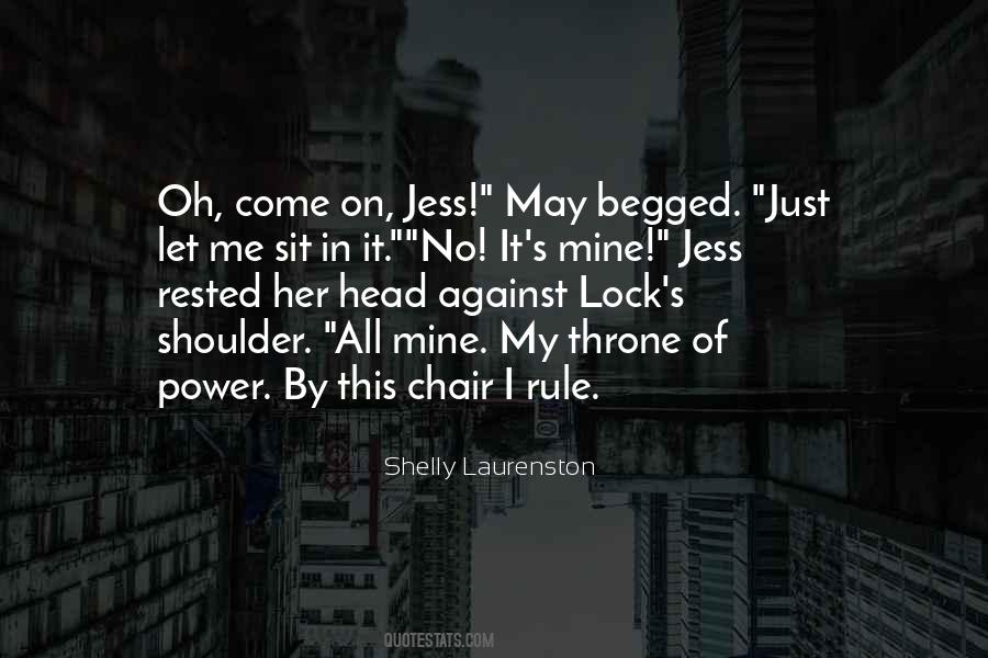 Head On My Shoulder Quotes #804593