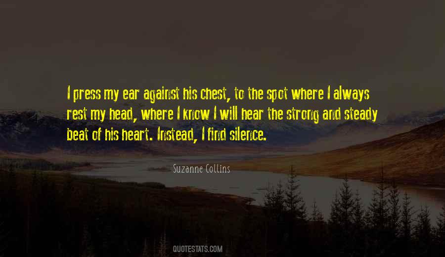 Head On Your Chest Quotes #27247