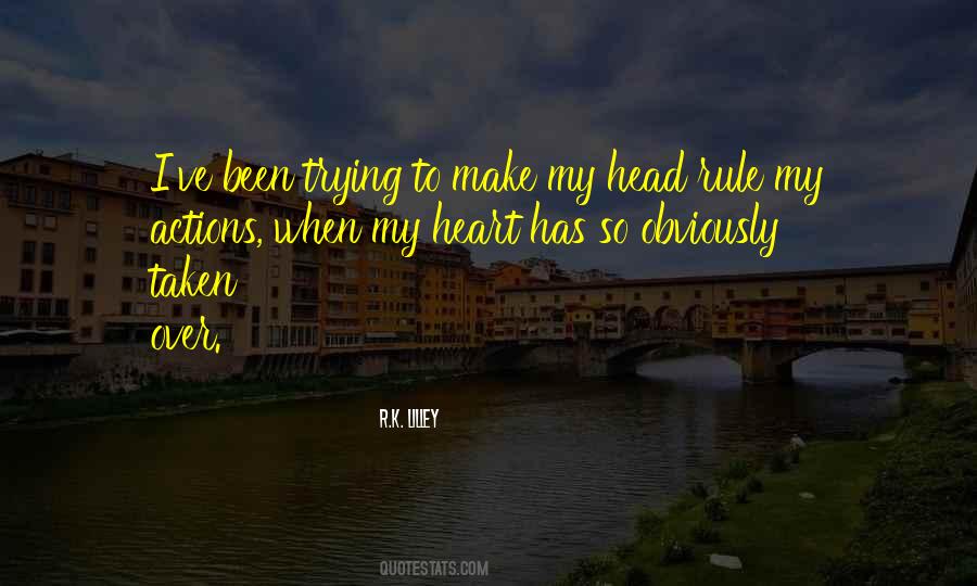 Head Over Heart Quotes #627661