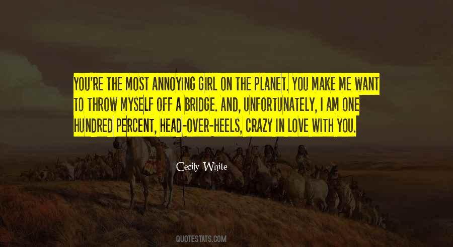 Head Over Heels Crazy In Love Quotes #1004625