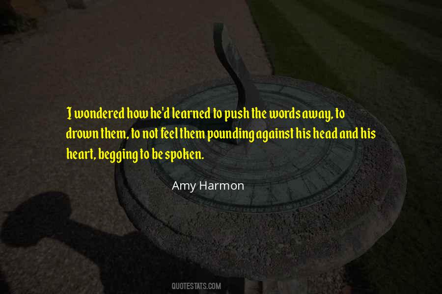 Head Pounding Quotes #810616