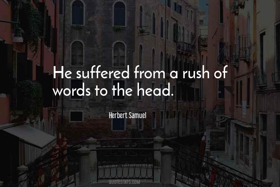 Head Rush Quotes #764626
