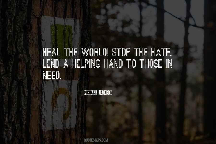 Heal The World Quotes #853750