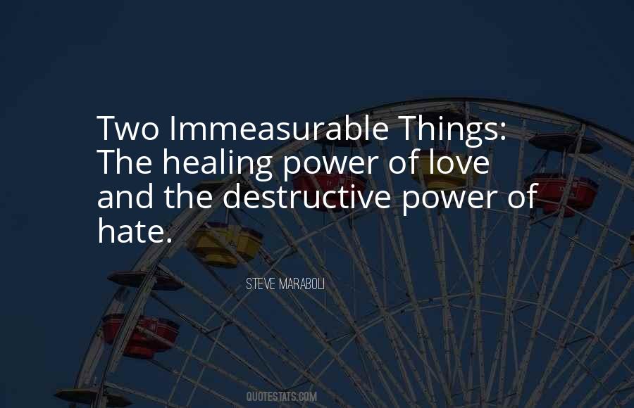 Healing Power Love Quotes #1328806