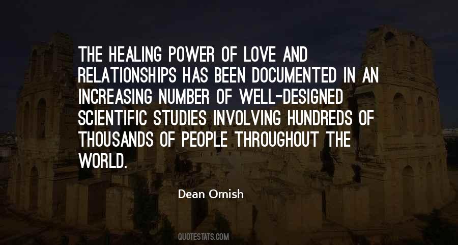 Healing Power Love Quotes #1518160
