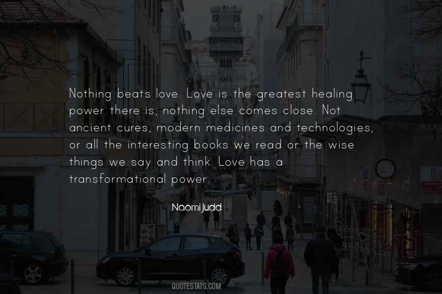 Healing Power Love Quotes #1590736
