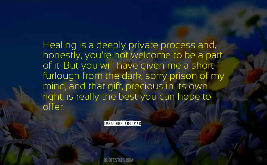 Healing Process Quotes #484812