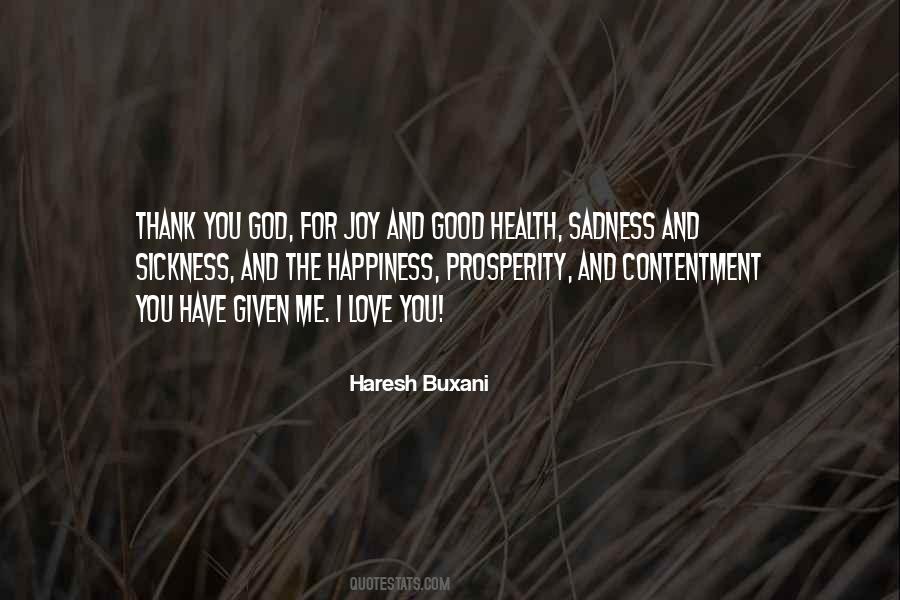 Health And Prosperity Quotes #1706101