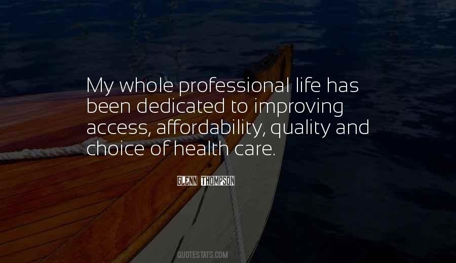 Health Care Professional Quotes #1137045