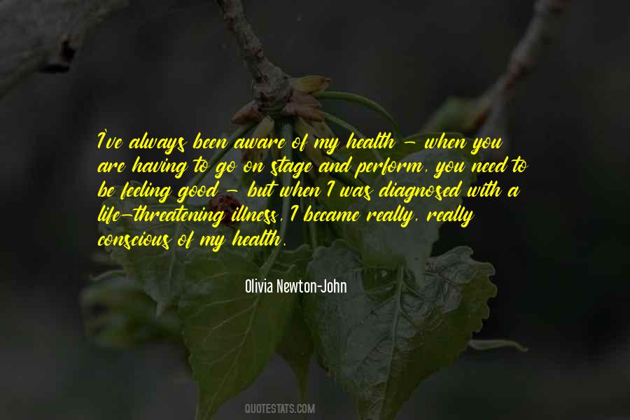 Health Conscious Quotes #1797502