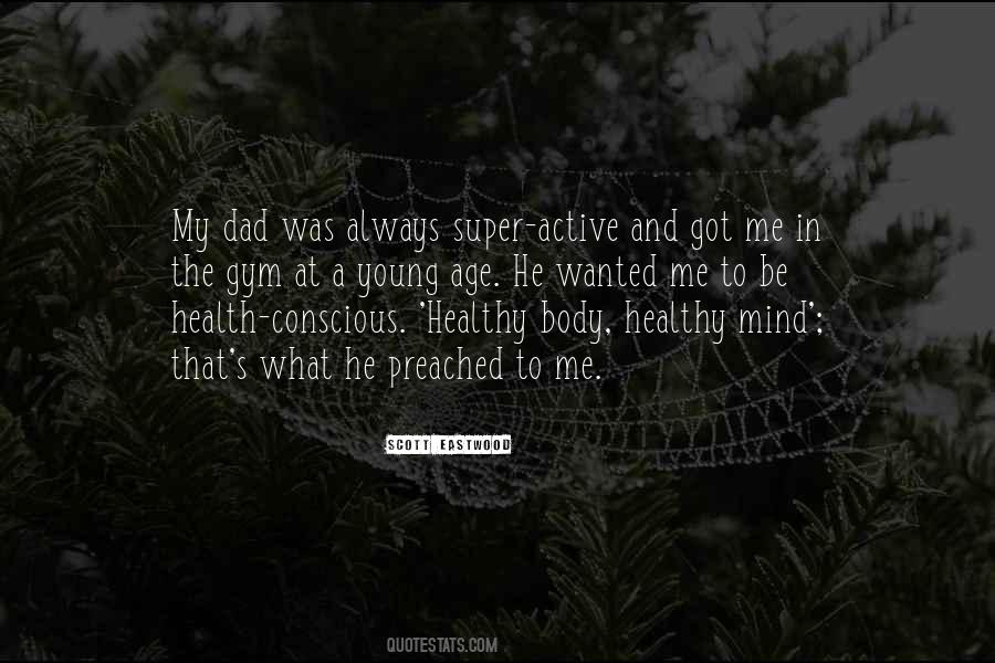 Health Conscious Quotes #790125