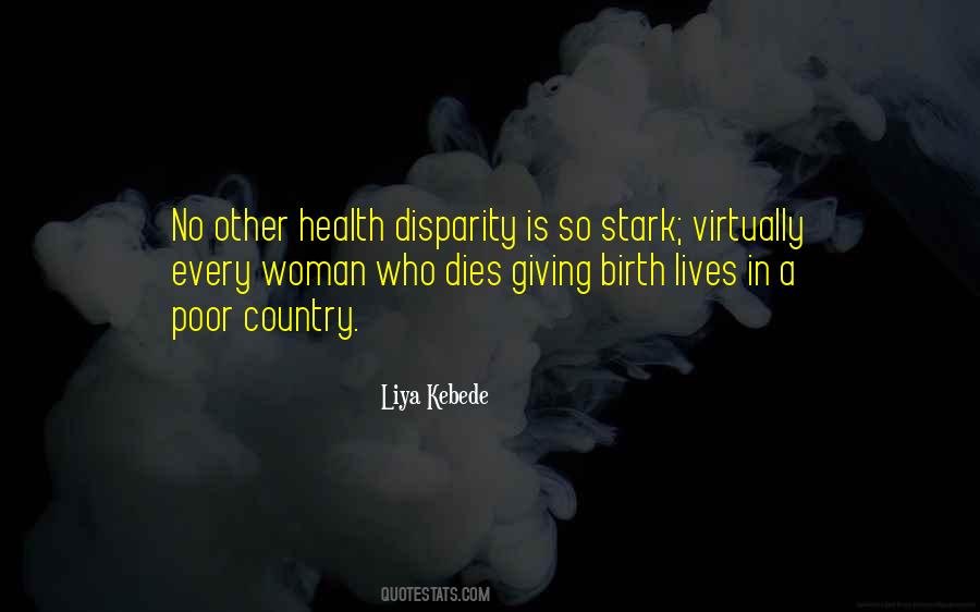 Health Disparity Quotes #935926